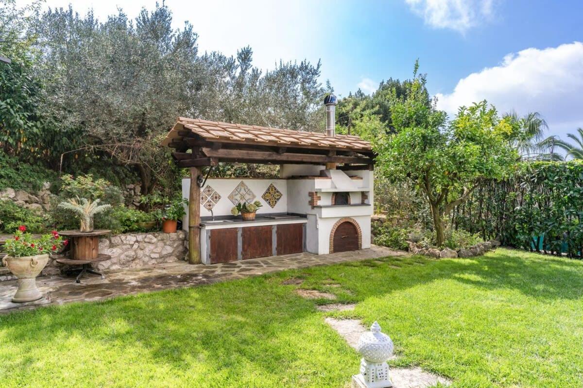 Villa Mimosa Rustic Elegance Views & Pool Massa Lubrense Exterior foto